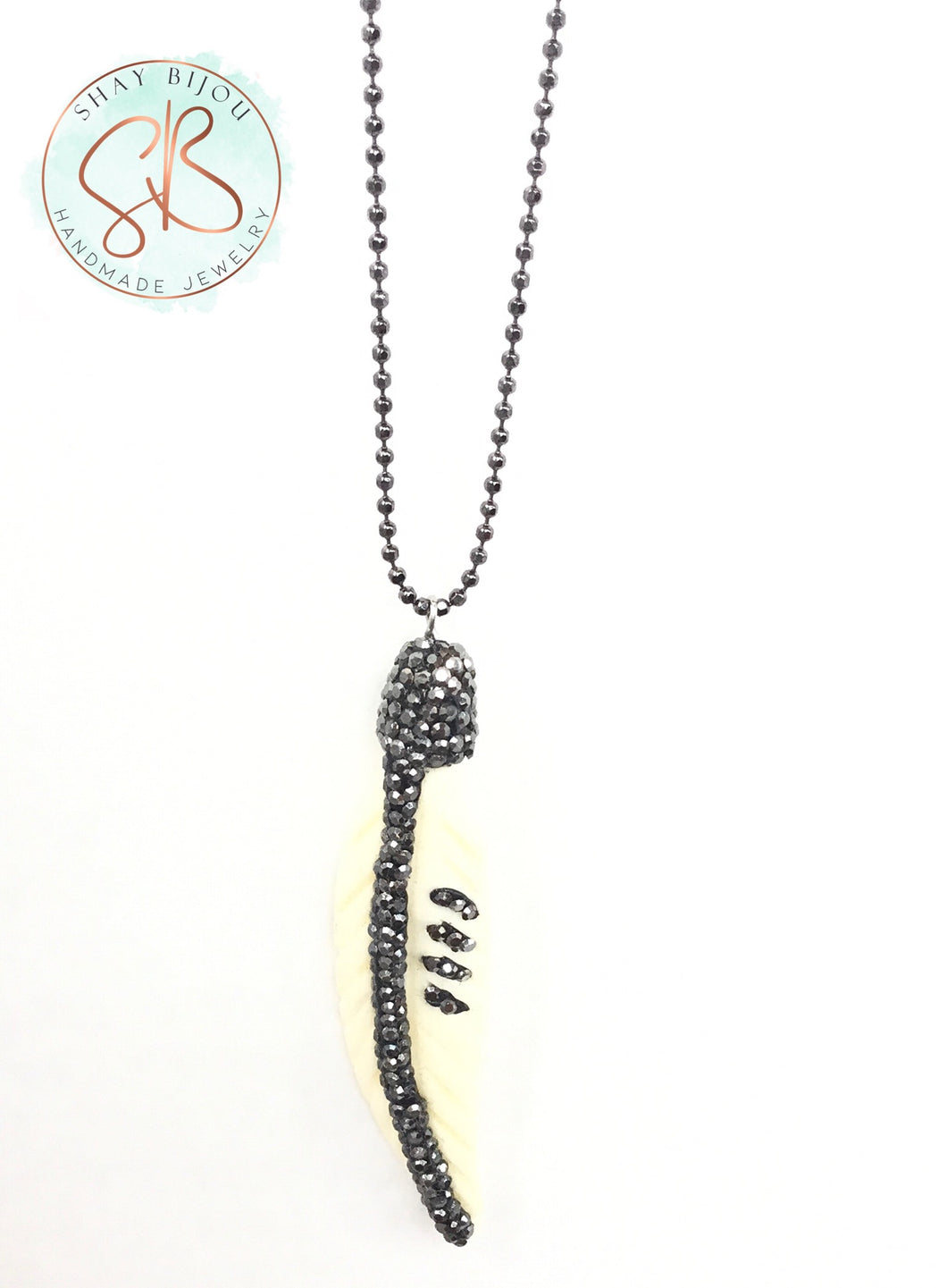 Ivory Leaf Necklace