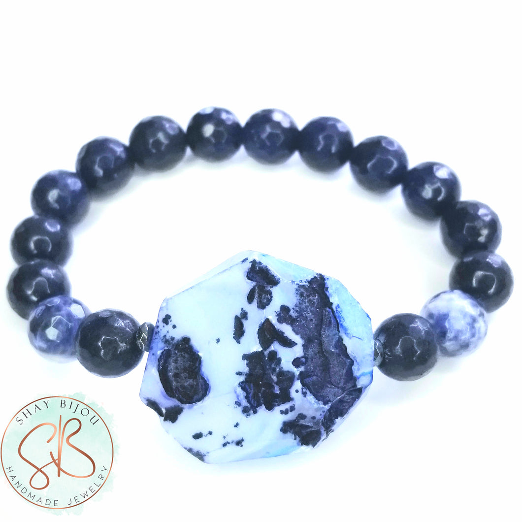 Blue Demin Bracelet