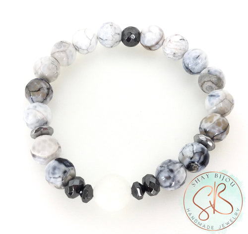 White Marble Bracelet