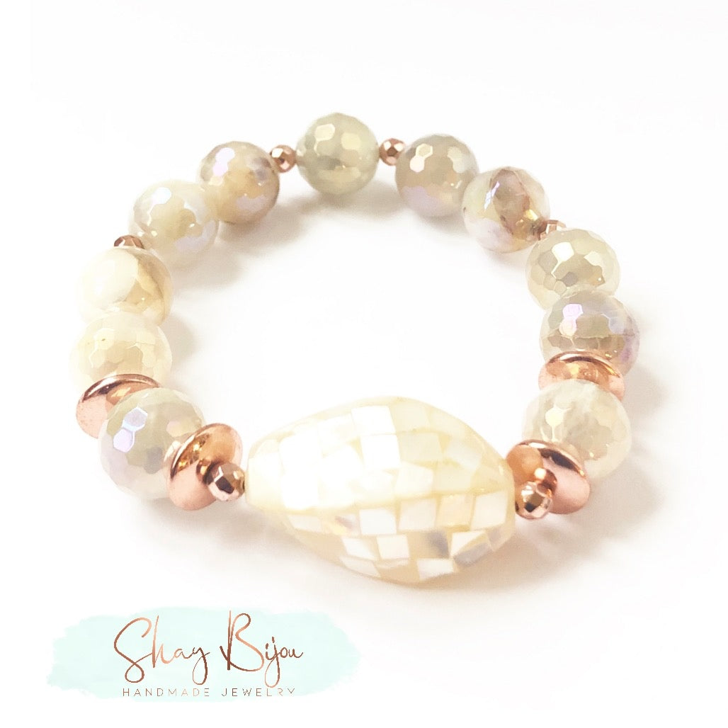 Champagne Shimmer Bracelet