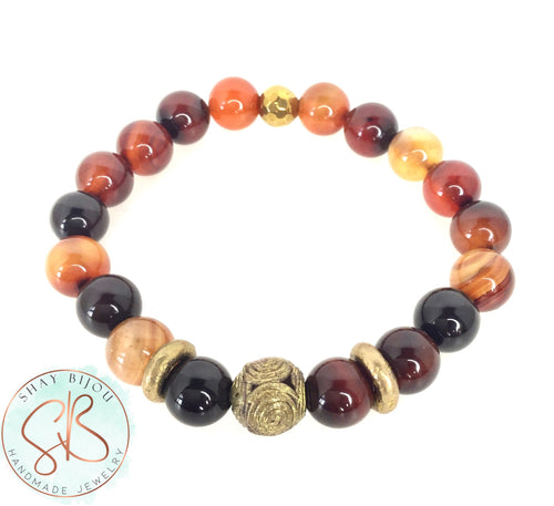 Brown Agate Bracelet