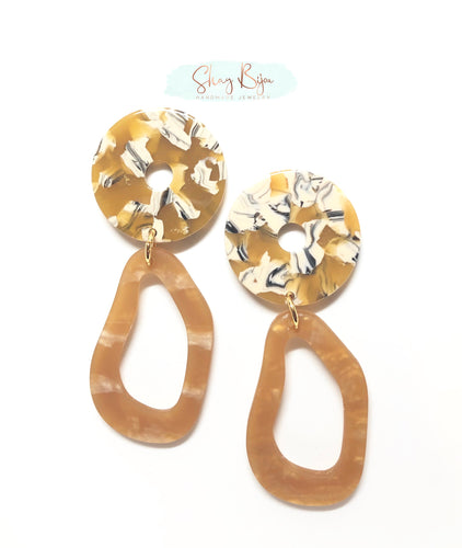 Butterscotch Drop Earrings