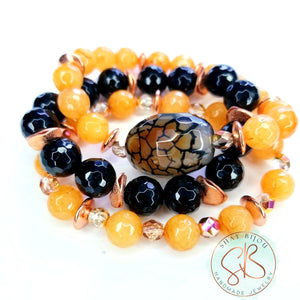 Peach Agate Set