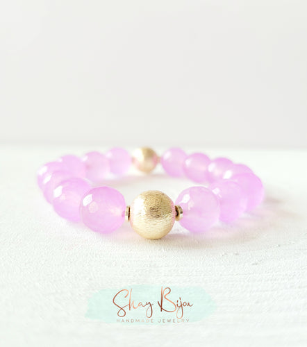 Lavender Jade Bracelet