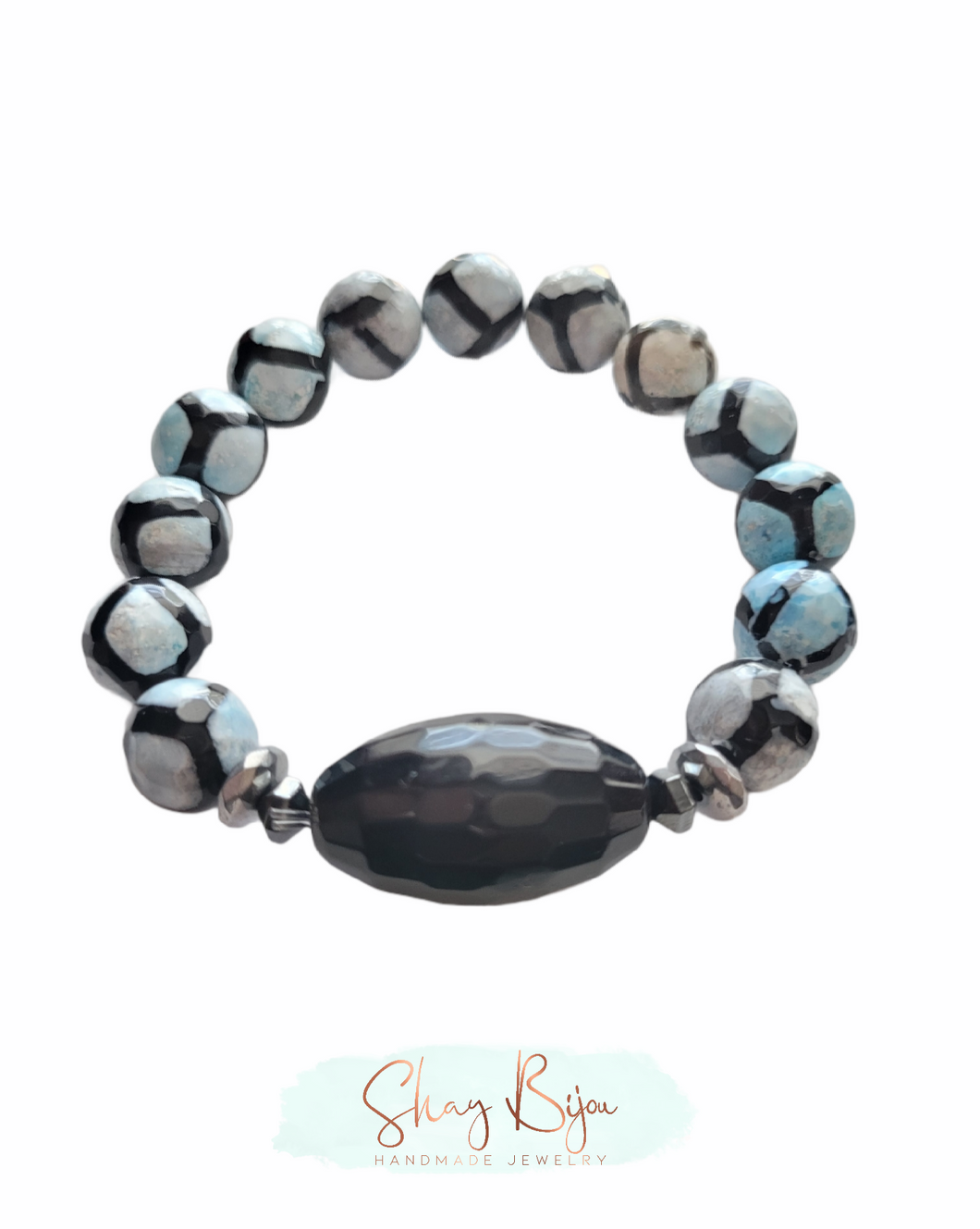 Blue Geo Bracelet