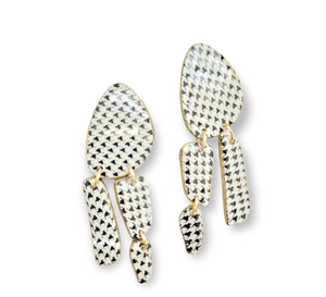 Cruz Dangles | Houndstooth