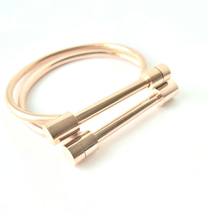 Rose Gold Bar Bangle